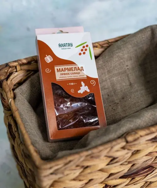 Мармелад ягодный Пряное Солнце облепиховый с пряностями, 110 гр